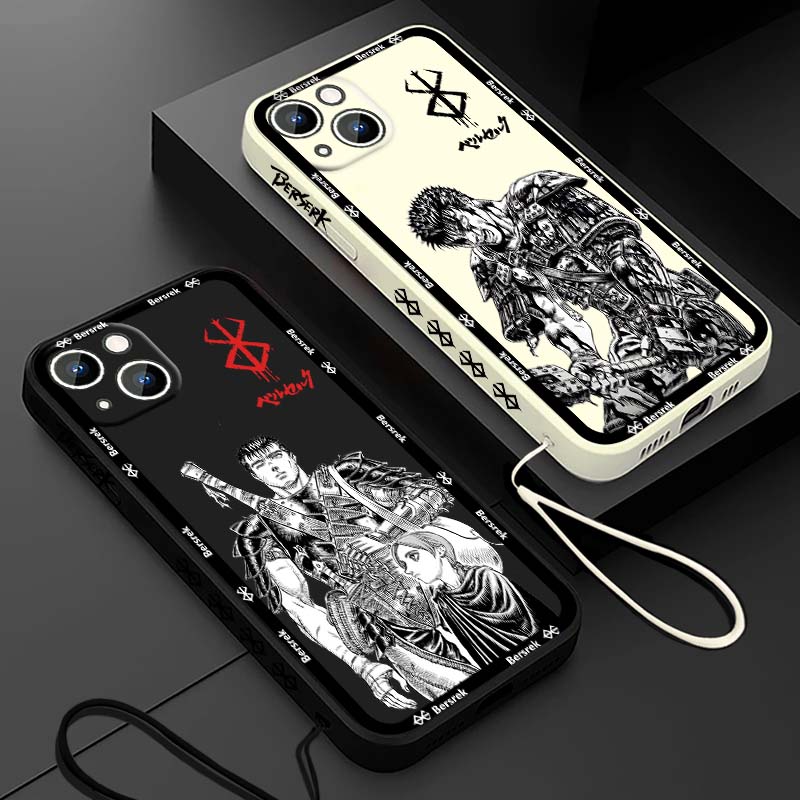Apple Iphone 15 Pro Max - Japan Anime Berserk Guts Telefoonhoesje voor