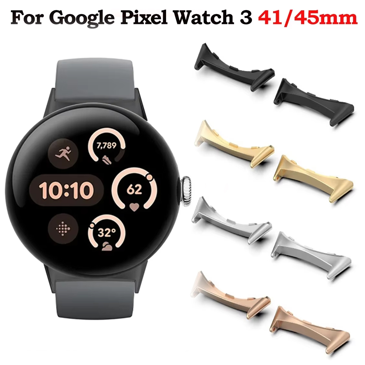 Smartwatch Straps & Accessories - 2 Stuks Horlogeband Connector Adapter Voor