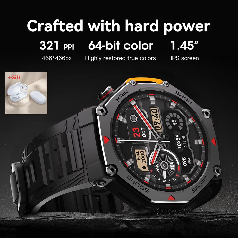 Smartwatch M Active - YBM-REX4 2025 Bestverkochte 5 ATM waterdichte