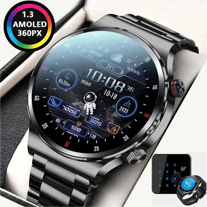 Smartwatch Custom - GPS ECG + PPG Bluetooth-oproep Smart