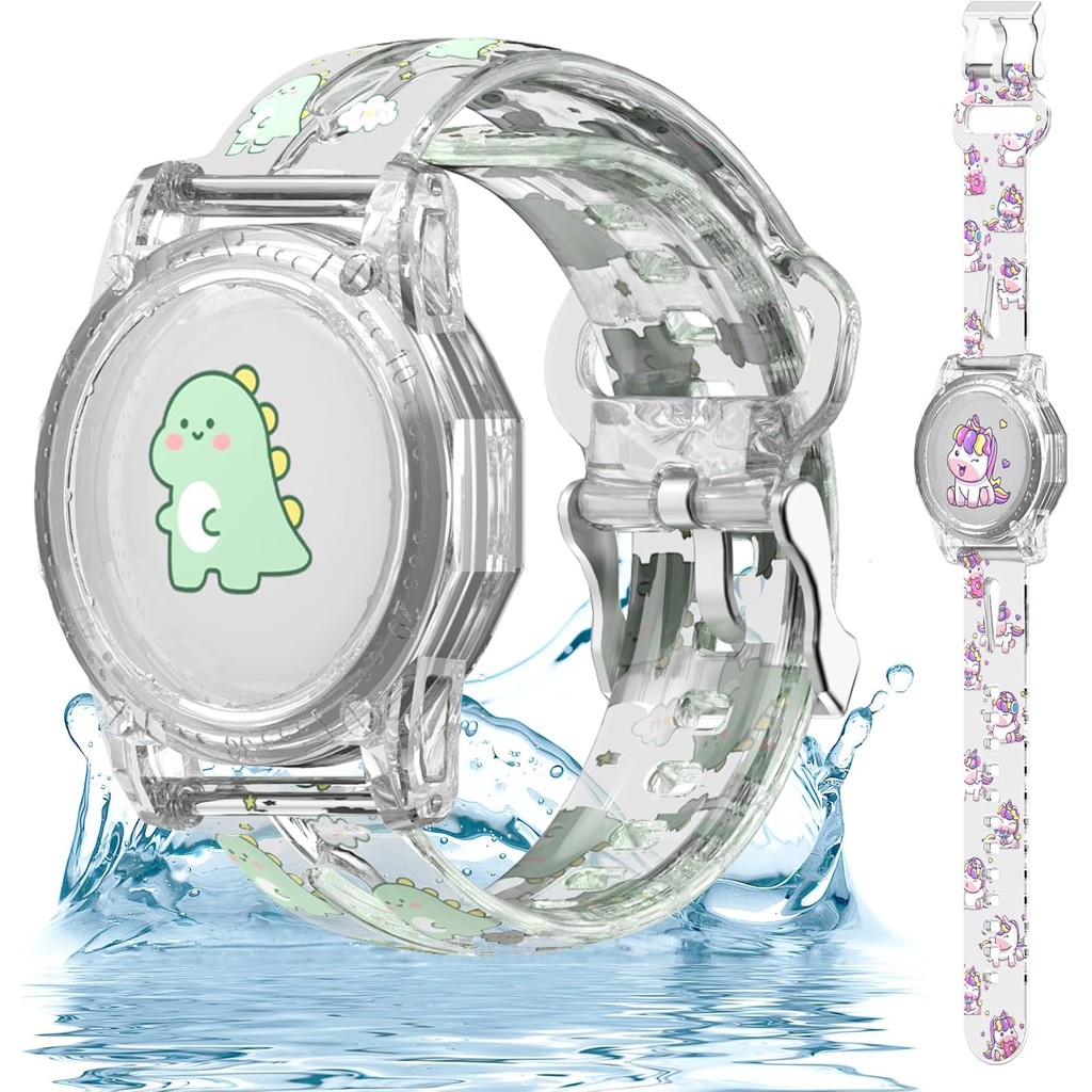 Silicone Band Replacement - AirTag armband voor kinderen, zachte siliconen