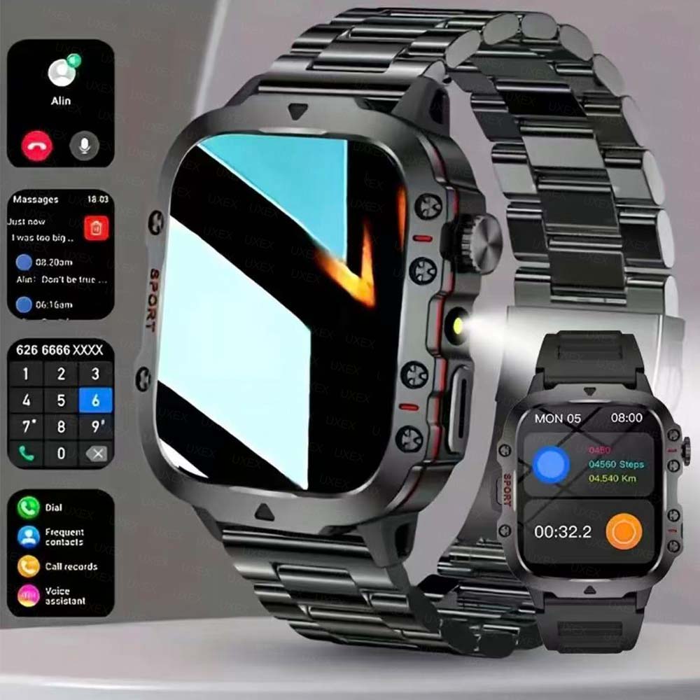Smartwatch Custom - 2026 Nieuw Smartwatch LED-licht Draadloos bellen