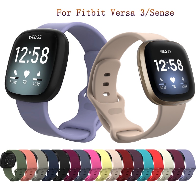 Silicone Band Replacement - Zachte siliconen horlogeband voor Fitbit Versa