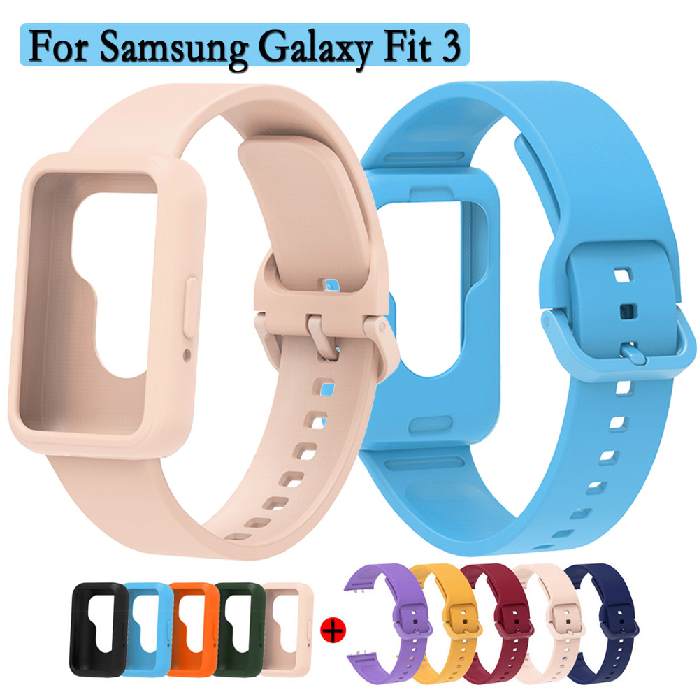 Silicone Band Replacement - Voor Samsung Galaxy Fit 3 Horlogeband
