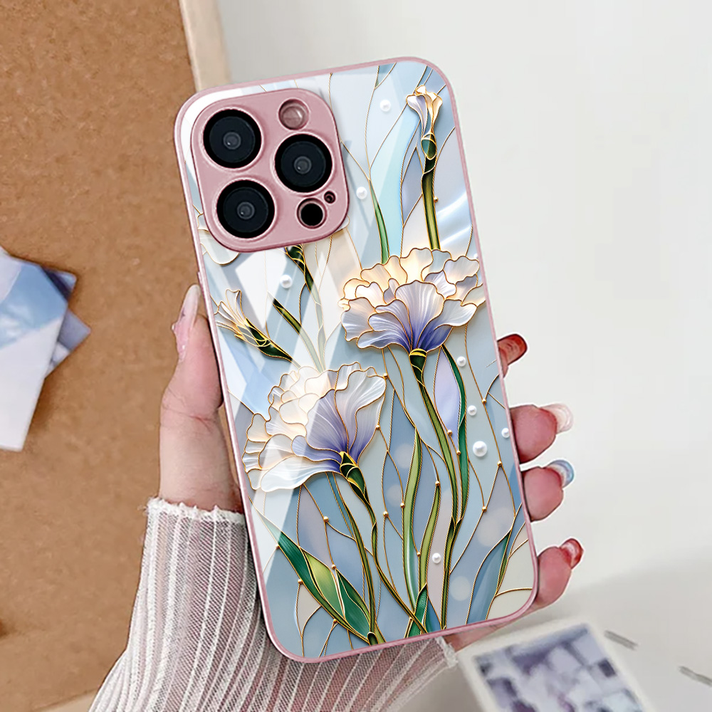 Screen Protector Film - Lotusbloem telefoonhoesje voor iPhone 16 Pro