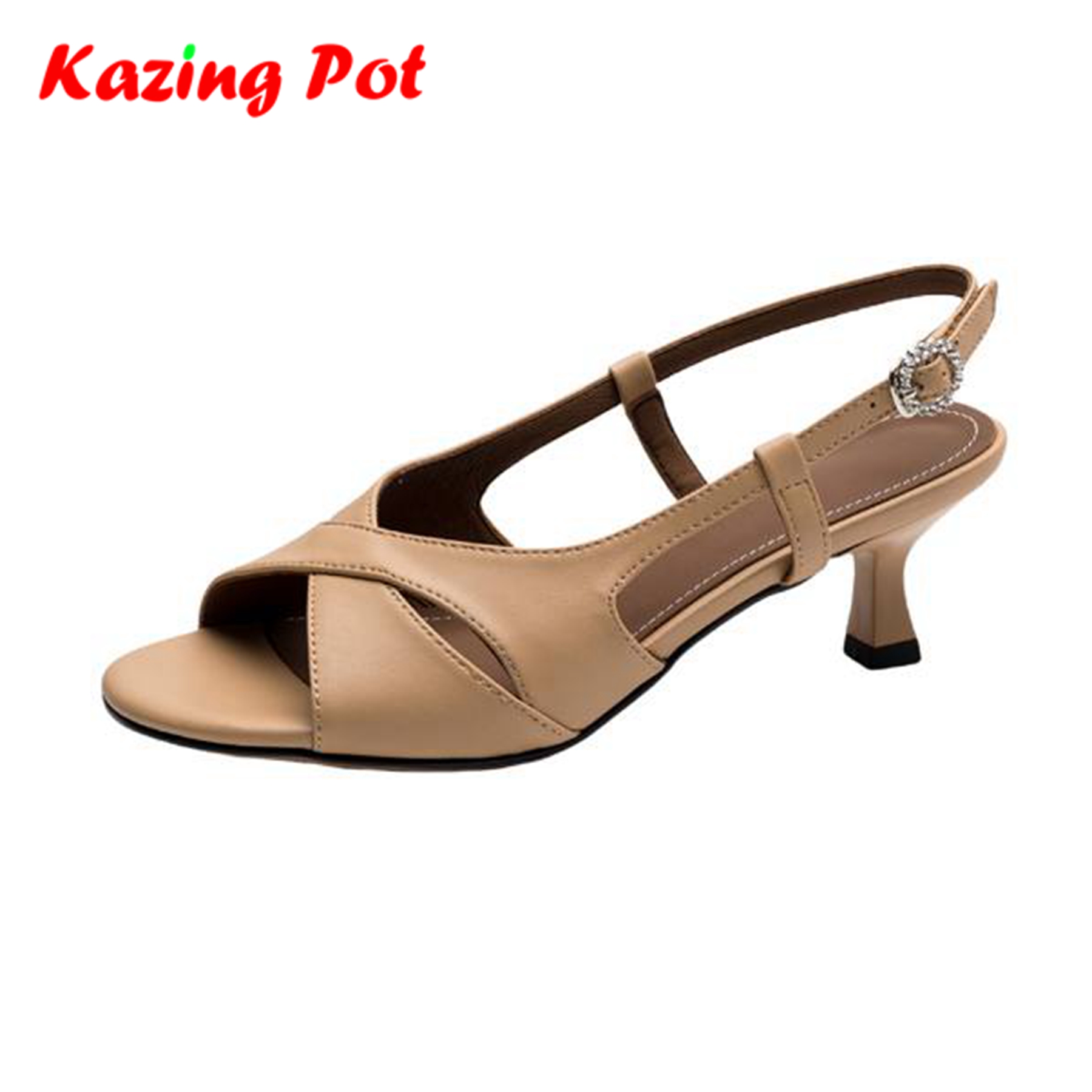 Leather Classic Strap - Krazing Pot Basic Kleding Klassieke schapenvacht