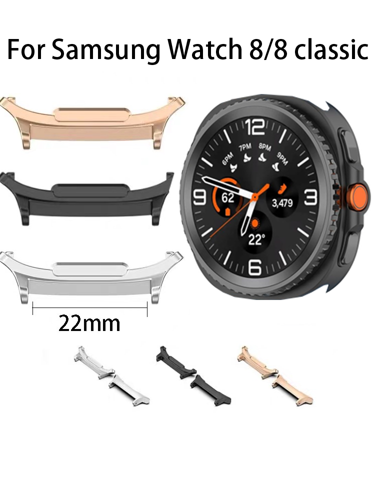 Smartwatch Straps & Accessories - 22mm Horlogeband Connector voor samsung Horloge