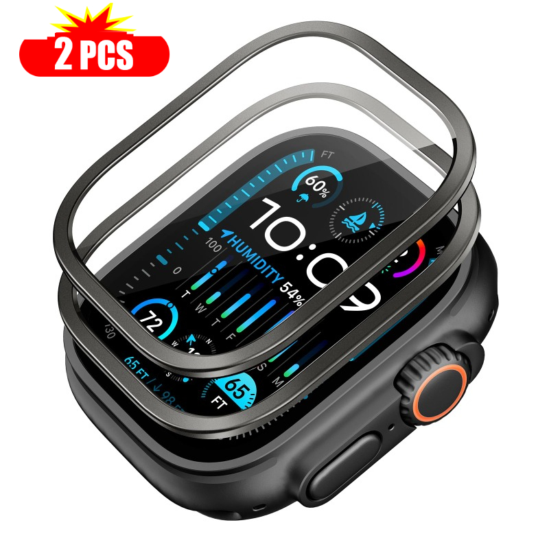 Smartwatch Straps & Accessories - 2 stuks Gehard Glas voor Apple
