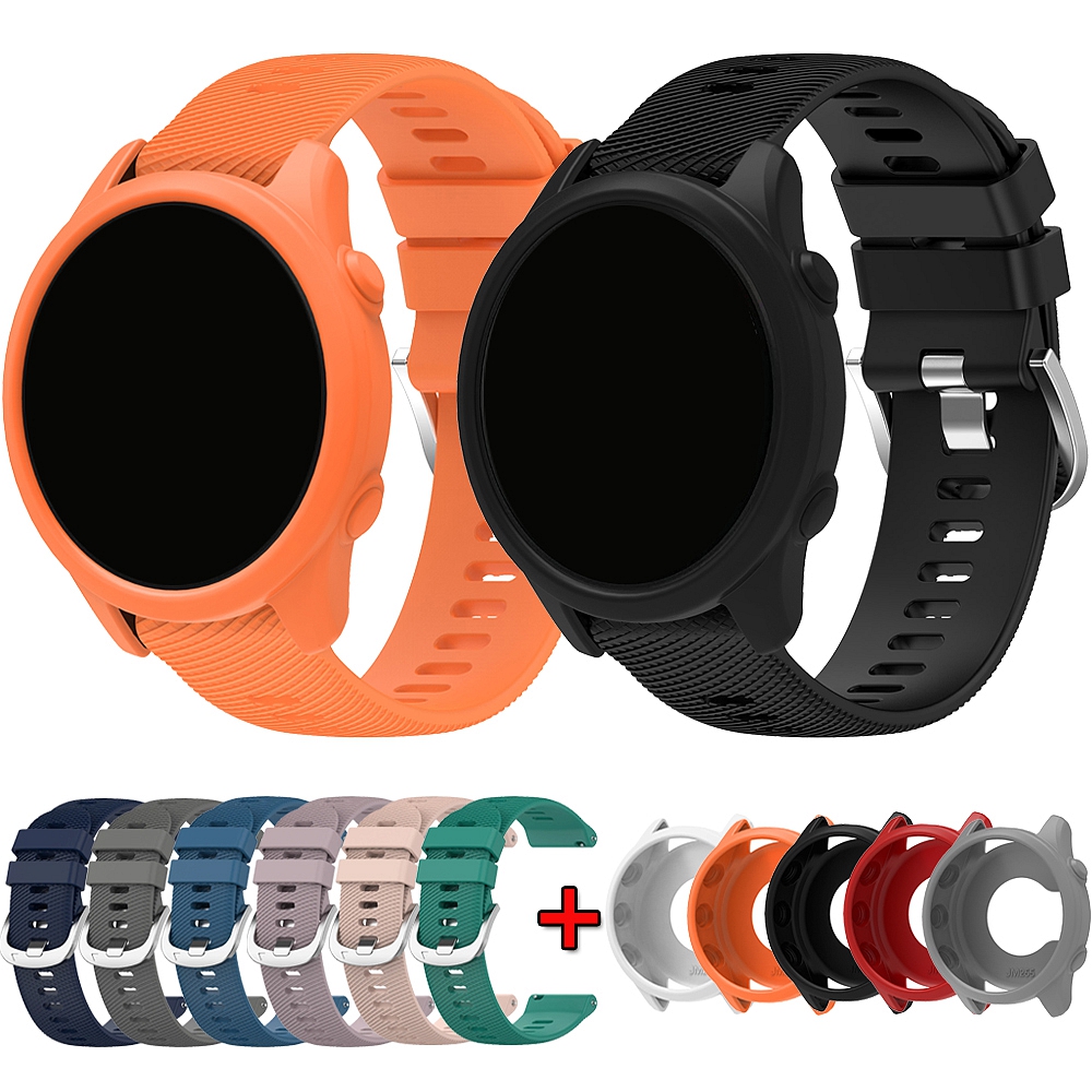 Smartwatch Straps & Accessories - Siliconen Horlogeband + Hoesjes Voor Garmin