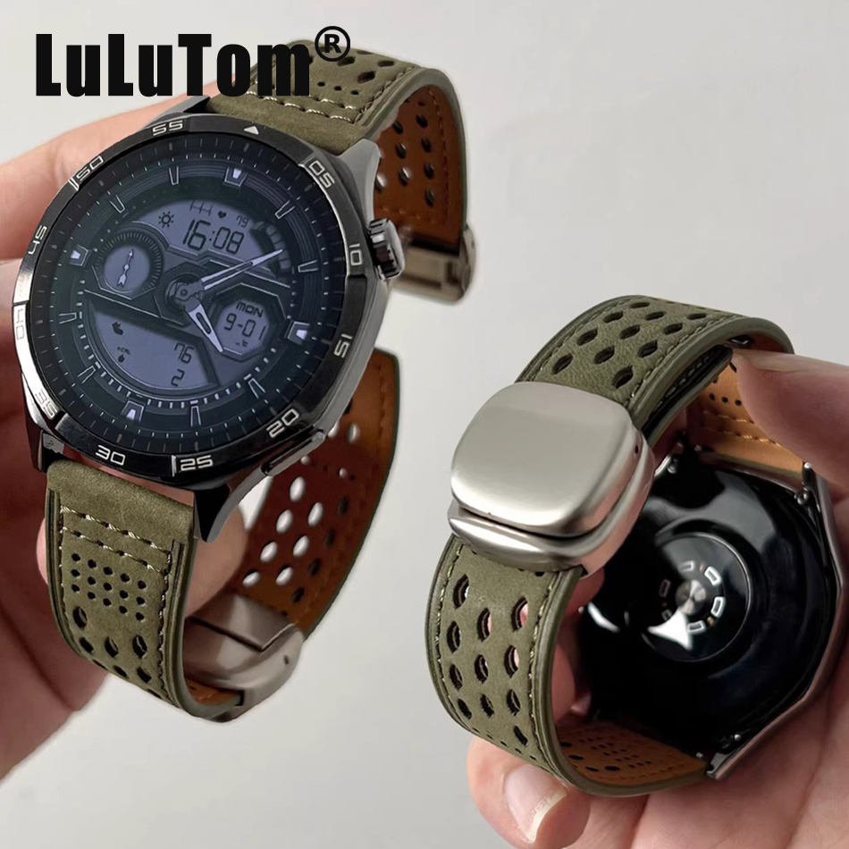 Crazy Horse lederen magnetisch - Accessories For Galaxy Watch 5 recensie en prijs