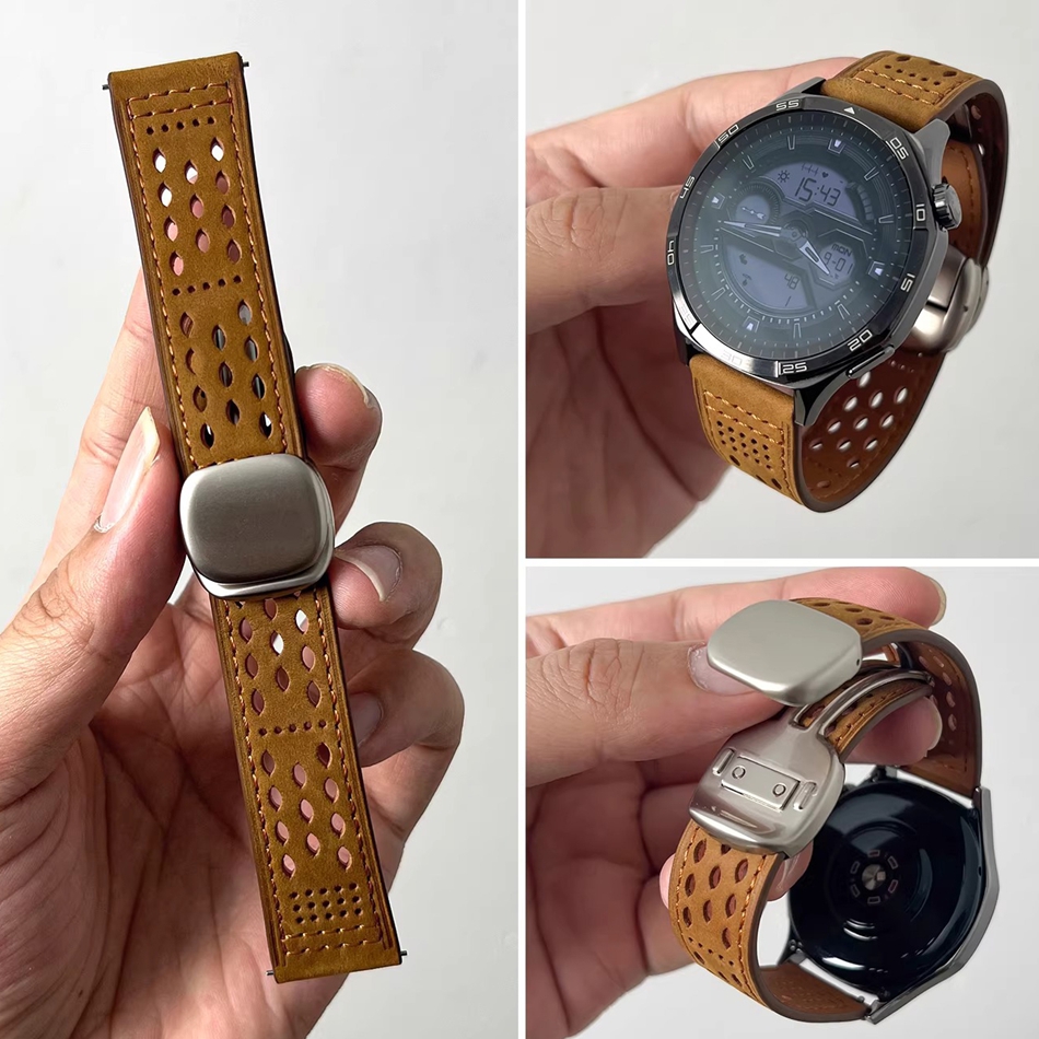 Crazy Horse lederen magnetisch - Accessories For Galaxy Watch 5 recensie en prijs