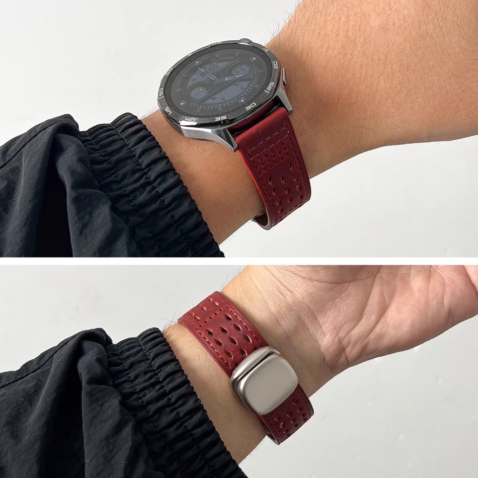 Crazy Horse lederen magnetisch - Accessories For Galaxy Watch 5 recensie en prijs