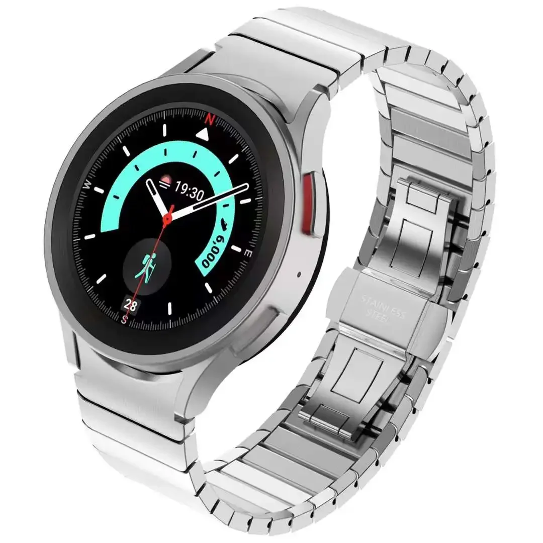 Luxe titaniumkleurige band voo - Accessories For Galaxy Watch 5 recensie en prijs
