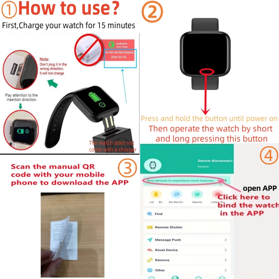 Smart Watch voor heren Dames S - Silicone Band Replacement recensie en prijs