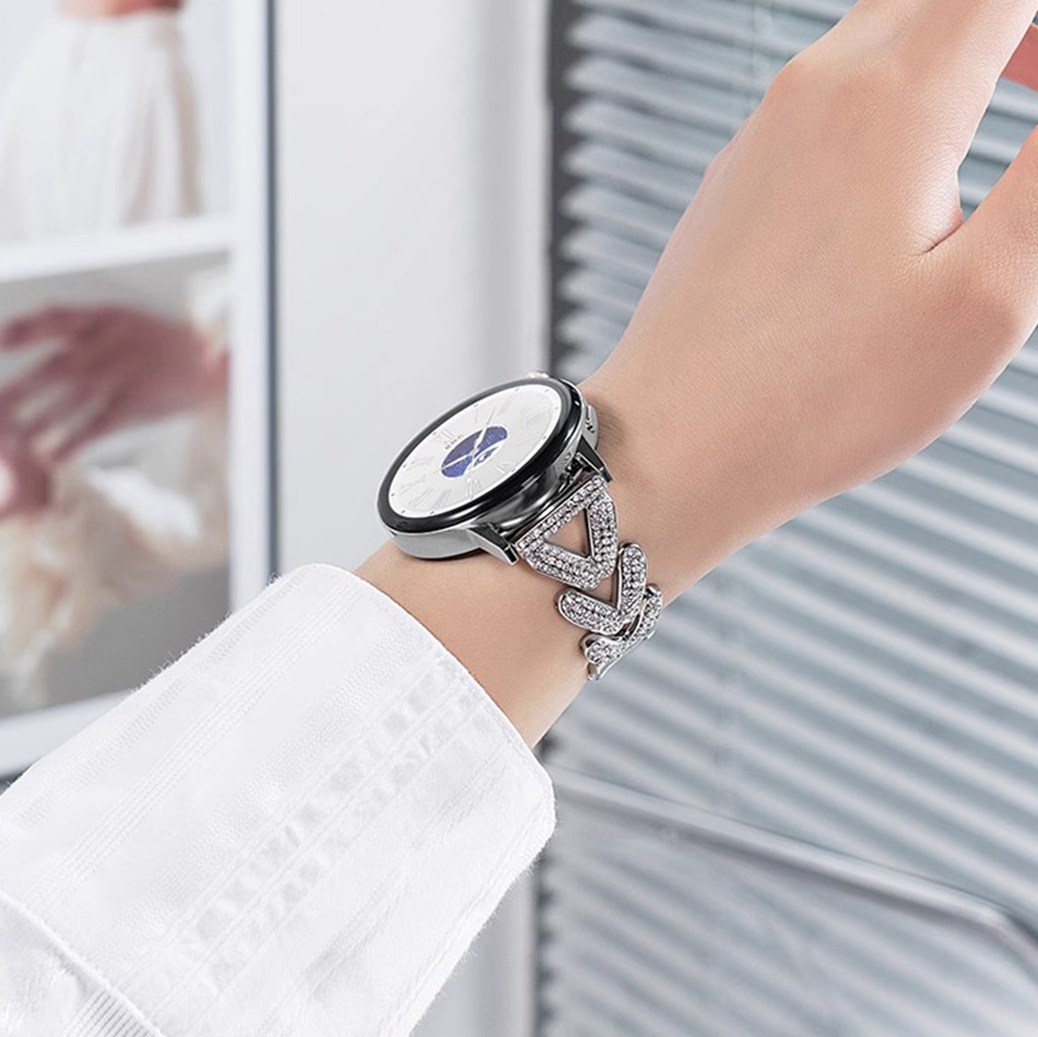 Luxe Diamond Tarwe Metalen Ban - Accessories For Galaxy Watch 5 recensie en prijs