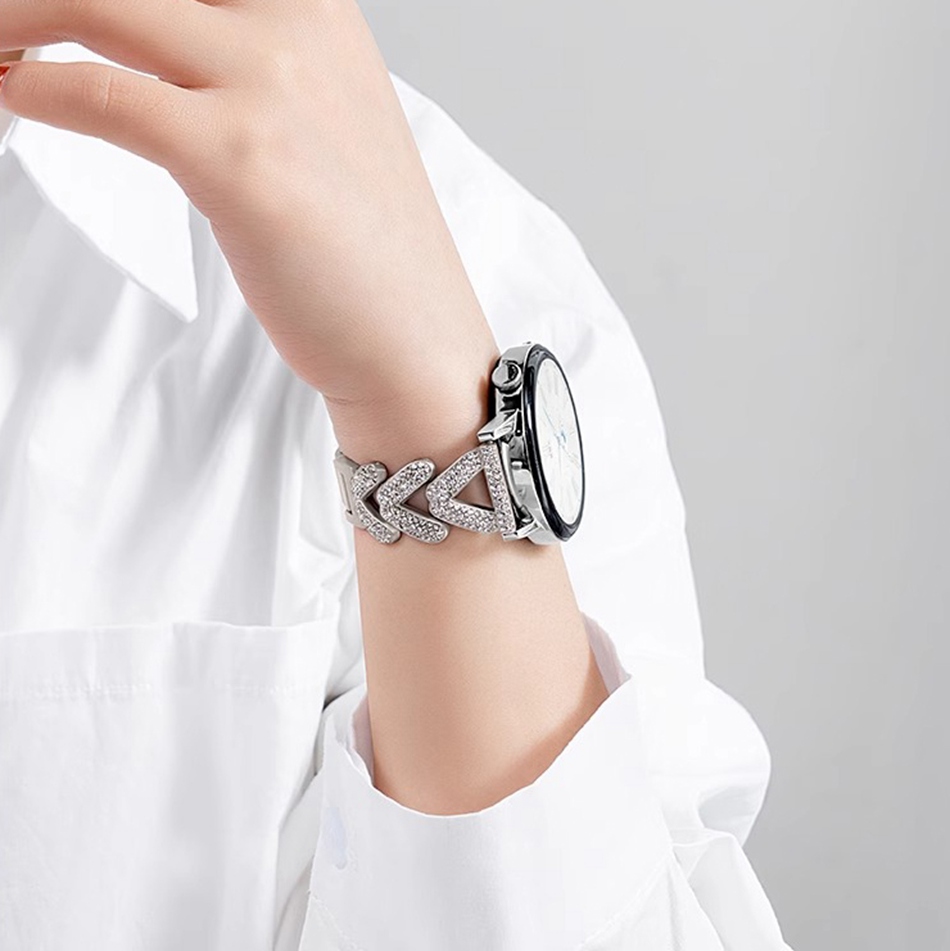 Luxe Diamond Tarwe Metalen Ban - Accessories For Galaxy Watch 5 recensie en prijs