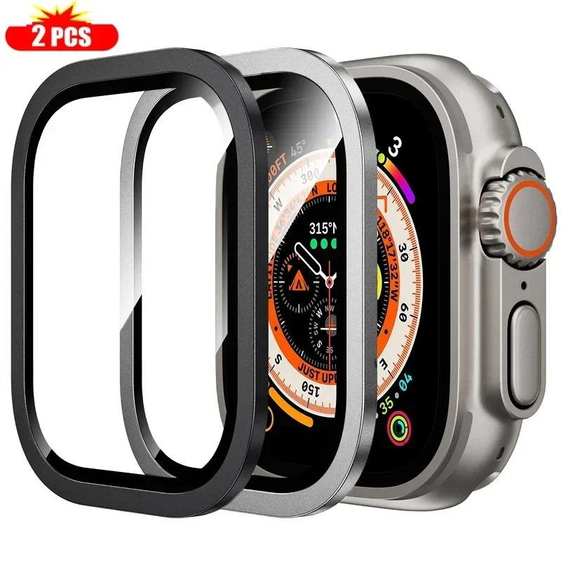 2 STKS Gehard Glas voor Apple  - Smartwatch Straps & Accessories recensie en prijs
