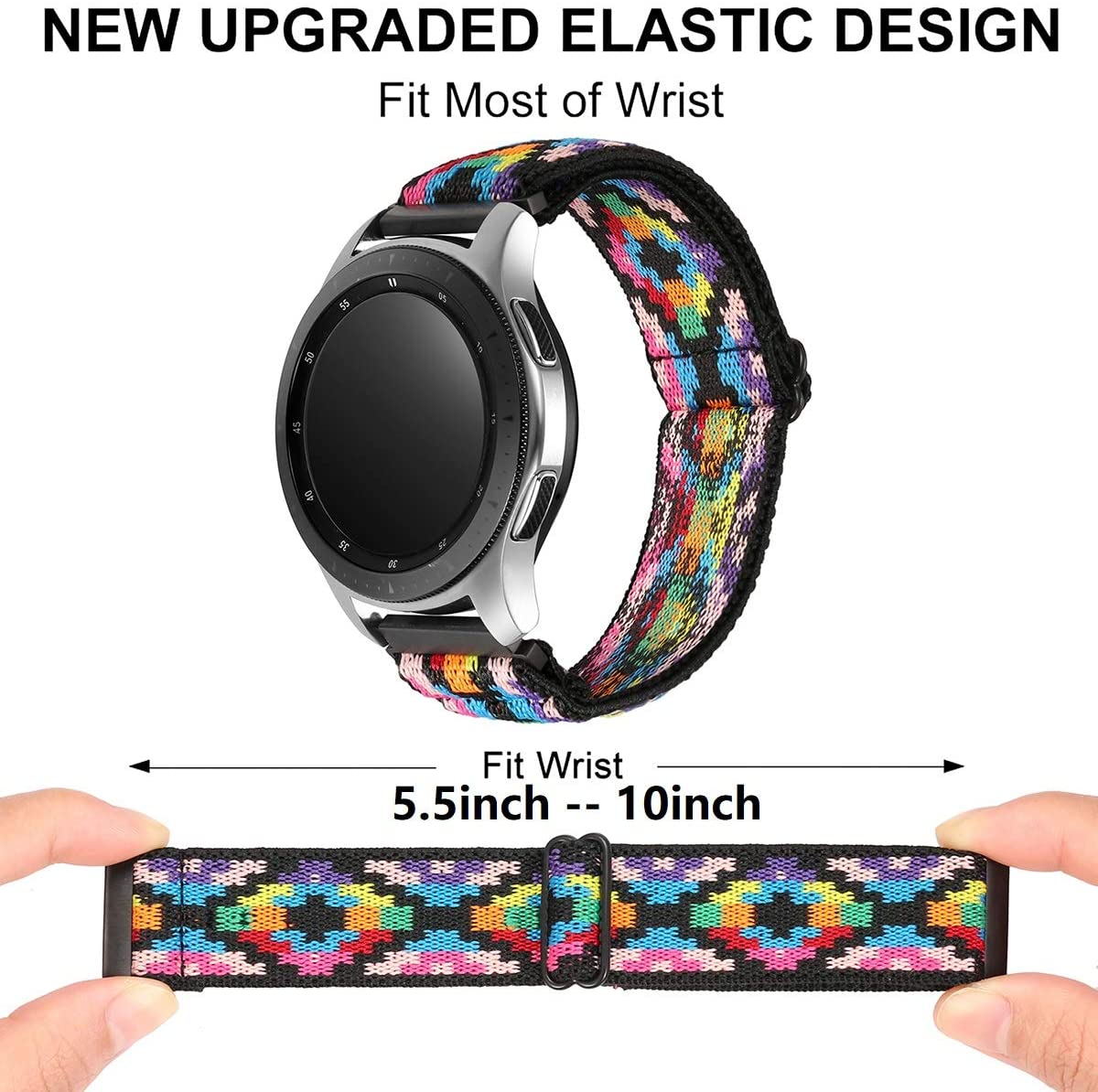 22 mm verstelbare riem voor On - Smartwatch X2 recensie en prijs