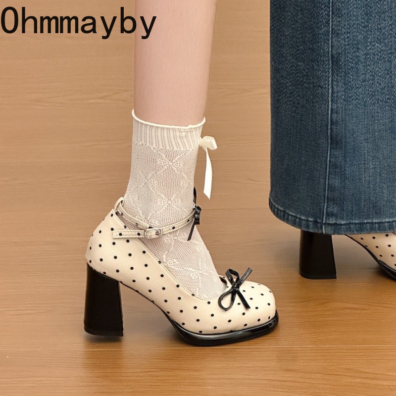 Platform Dikke Hak Dames Mary  - Leather Classic Strap recensie en prijs