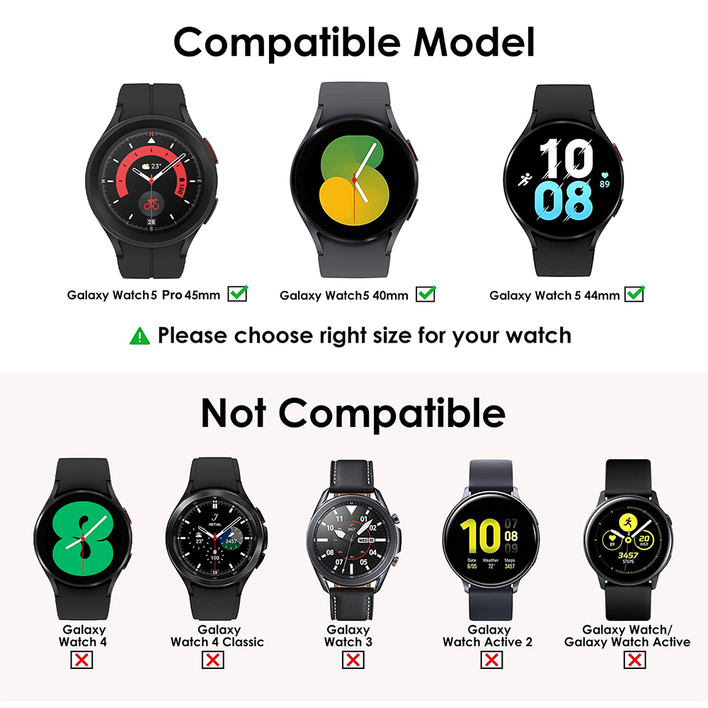 Hoes + Gehard Glas Voor Samsun - Accessories For Galaxy Watch 5 recensie en prijs