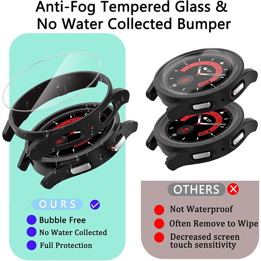 Hoes + Gehard Glas Voor Samsun - Accessories For Galaxy Watch 5 recensie en prijs