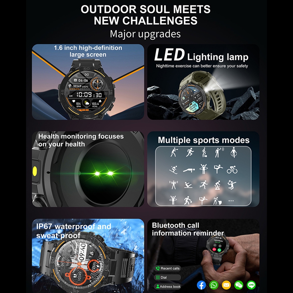 Outdoor Militaire Robuuste Sma - Smartwatch X2 recensie en prijs