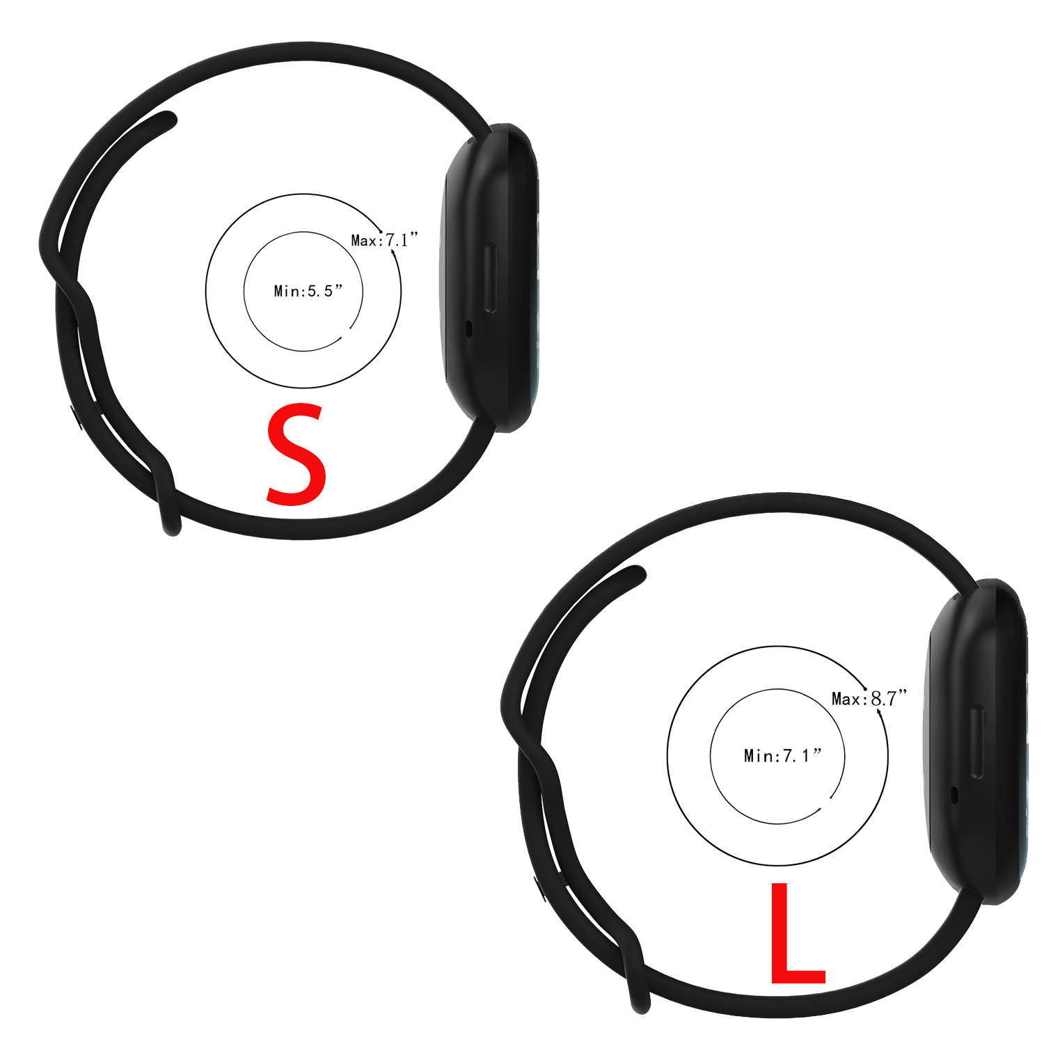 Zachte siliconen horlogeband v - Silicone Band Replacement recensie en prijs