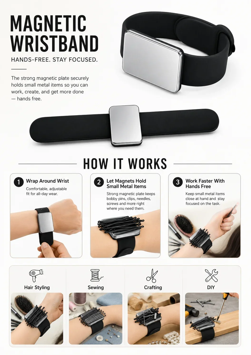 Magnetische horlogeband, sterk - Smartwatch Straps & Accessories recensie en prijs